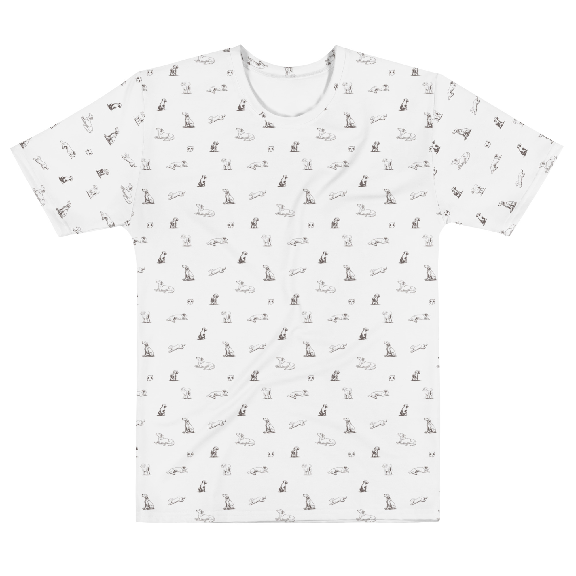 sad dogs all over t-shirt