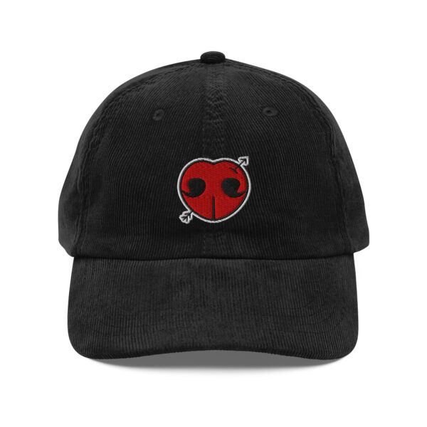 Vintage corduroy cap logo