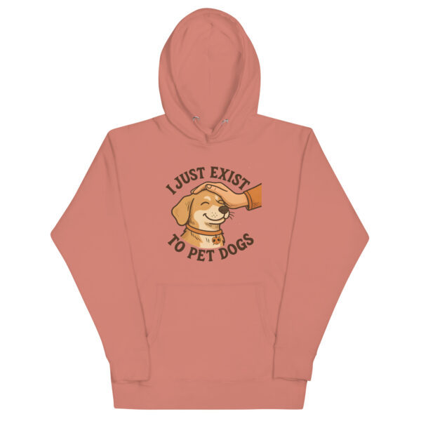 I Just Exist to Pet Dogs Hoodie - Image 3