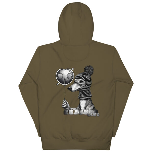 Greyhound Lovely Bandit Hoodie - Image 3