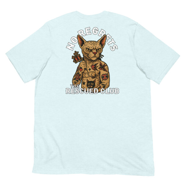 Tattoed Cat with No Regrets Tee - Image 6