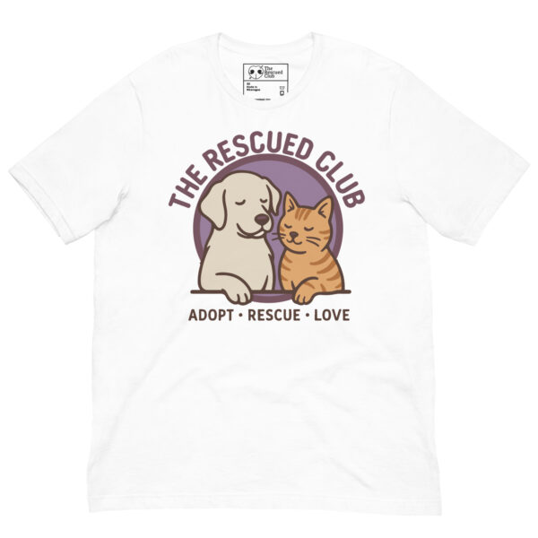 Adopt. Rescue. Love. Tee - Image 4